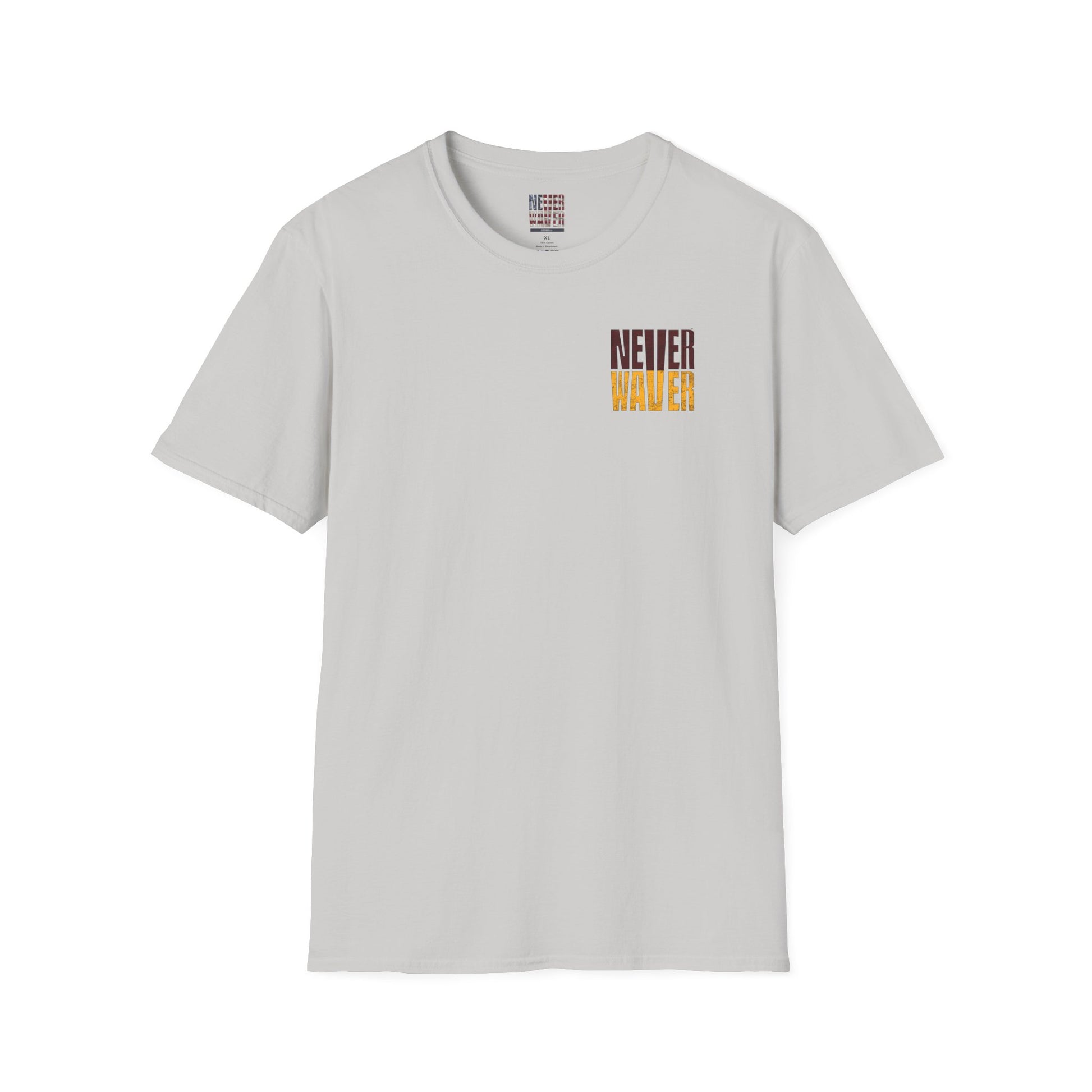 Washington Fans Never Waver Unisex Softstyle T-Shirt - Never Waver