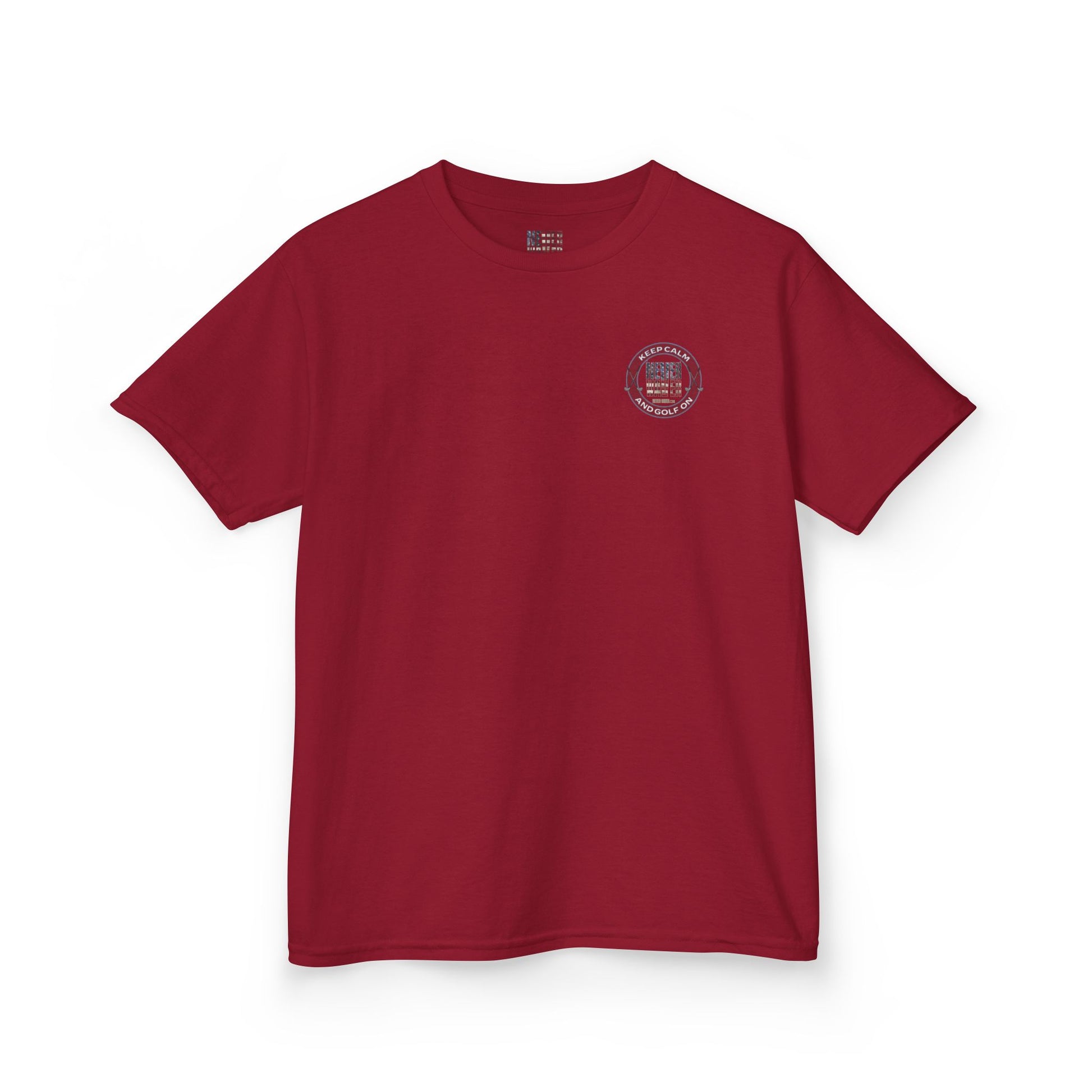 Kids Golf Tee - Keep Calm Never Waver and Golf On - Never Waver