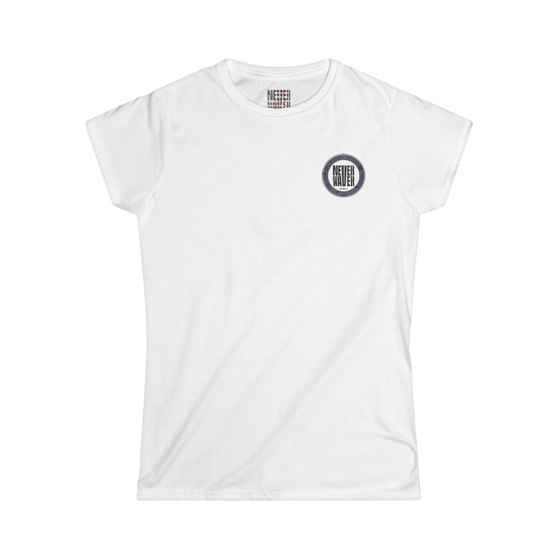 Never Waver Wine Made Me Do It Women's Soft Style Tee - - Never Waver