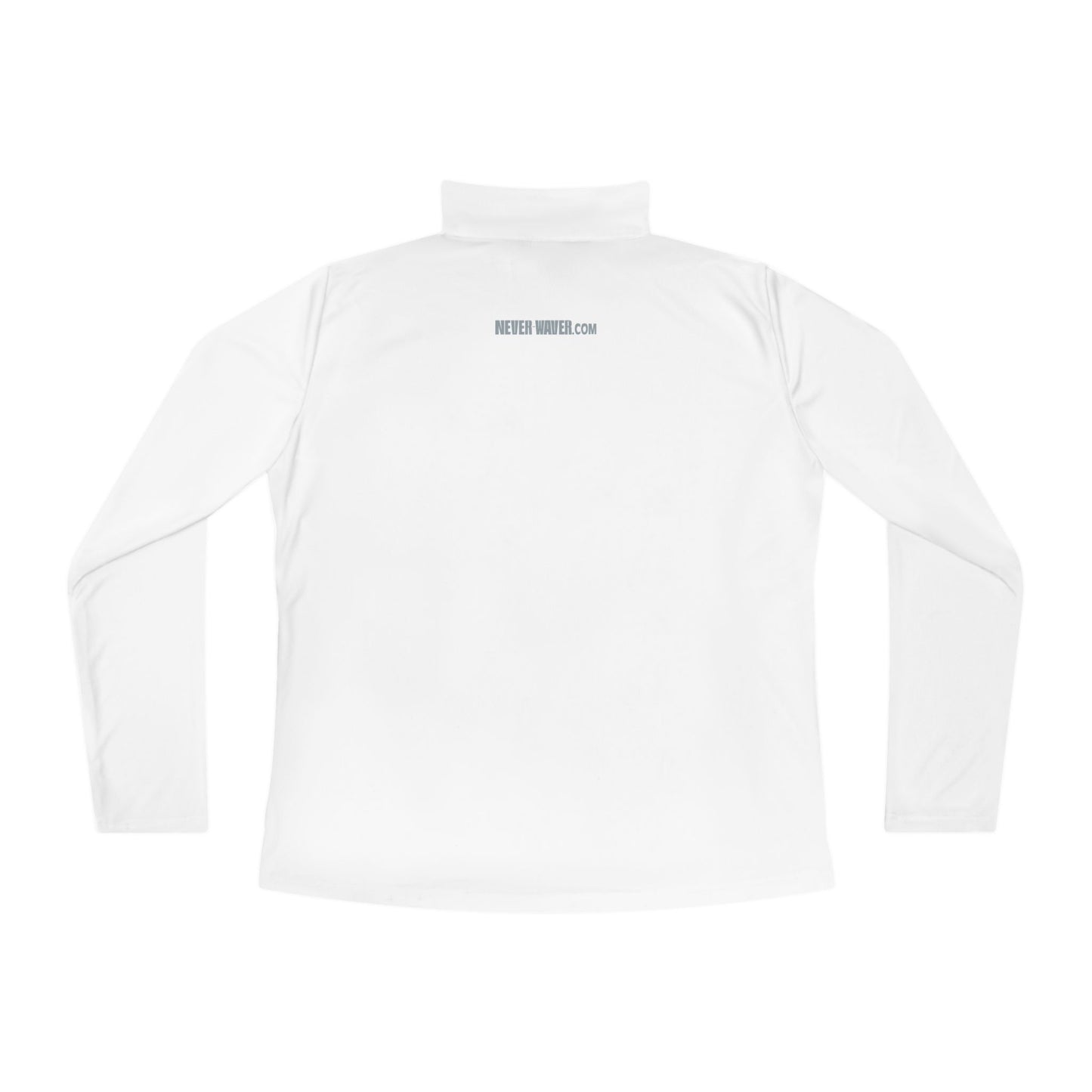 Ladies Quarter-Zip Pullover - Never Waver Activewear - Never Waver