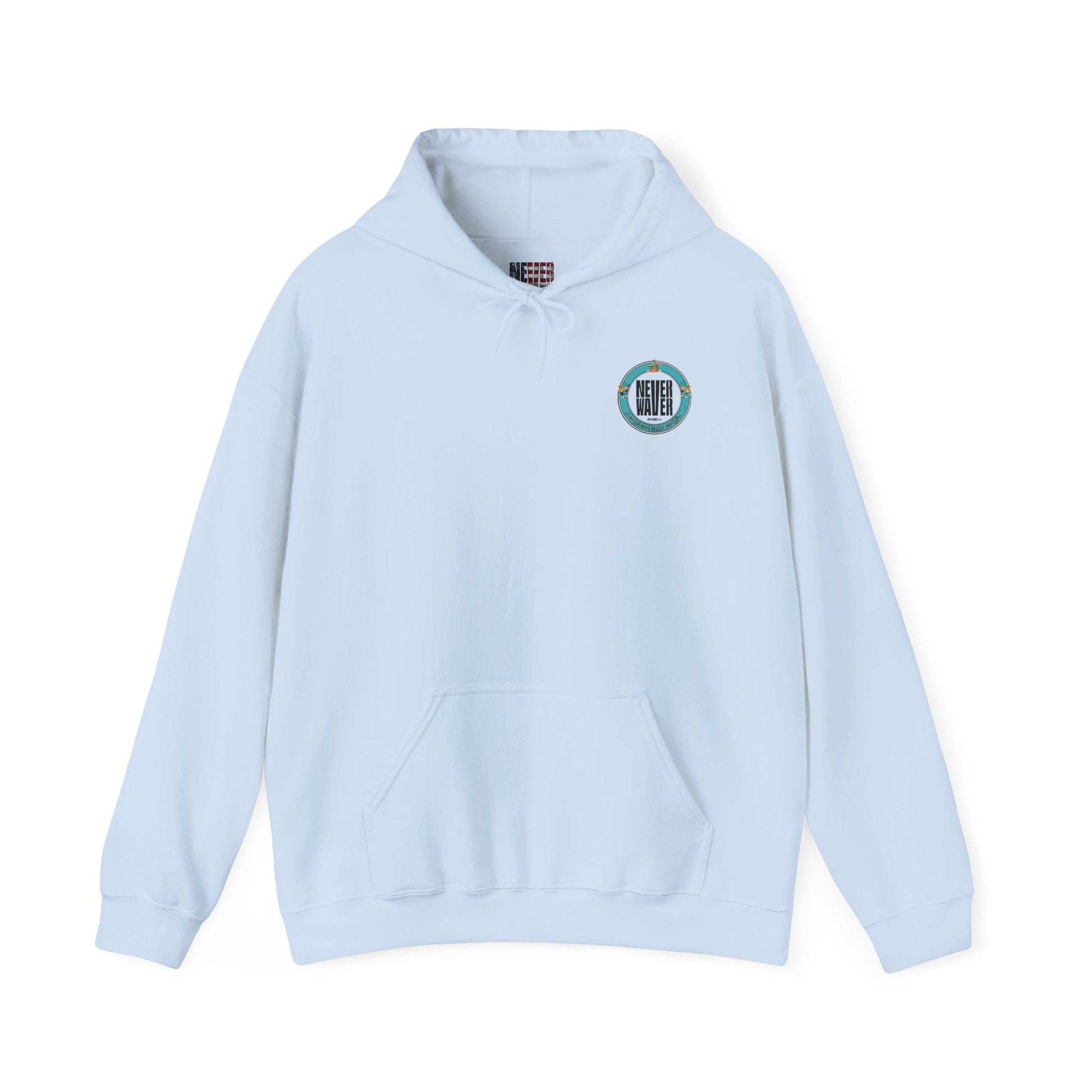Eco-Friendly Unisex Hoodie: "Never Waver Tiki Drinks Made Me Do It? " - Never Waver