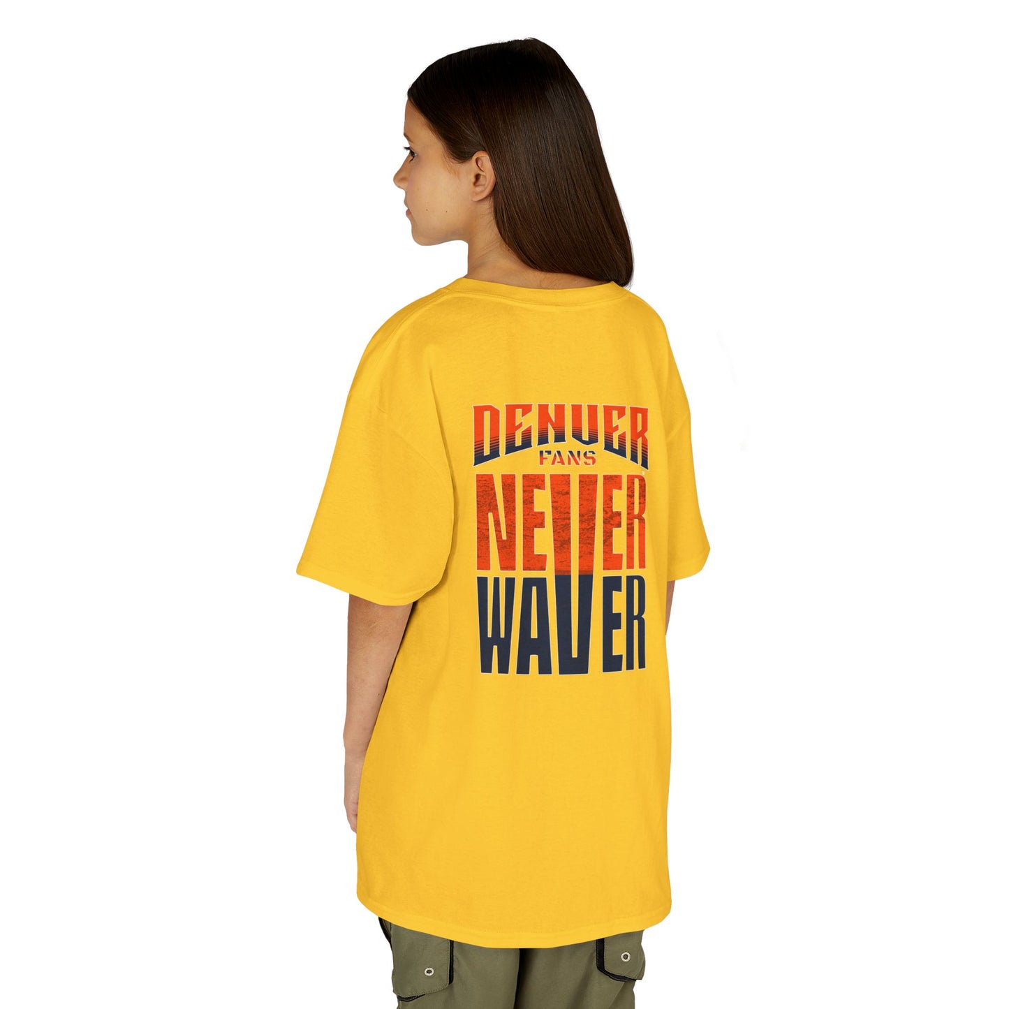 Denver Fans Never Waver Kids Heavy Cotton™ Tee - Never Waver