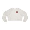 Never Waver Just A Mom Trying Not to Raise A&&holes Women's Cropped Fleece Pullover - Never Waver