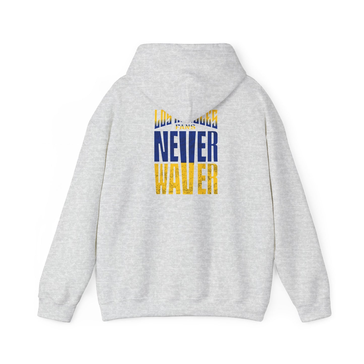 Inspired Unisex Heavy Blend™ Hooded Sweatshirt -Los Angeles Fans NEVER WAVER Graphic - Never Waver