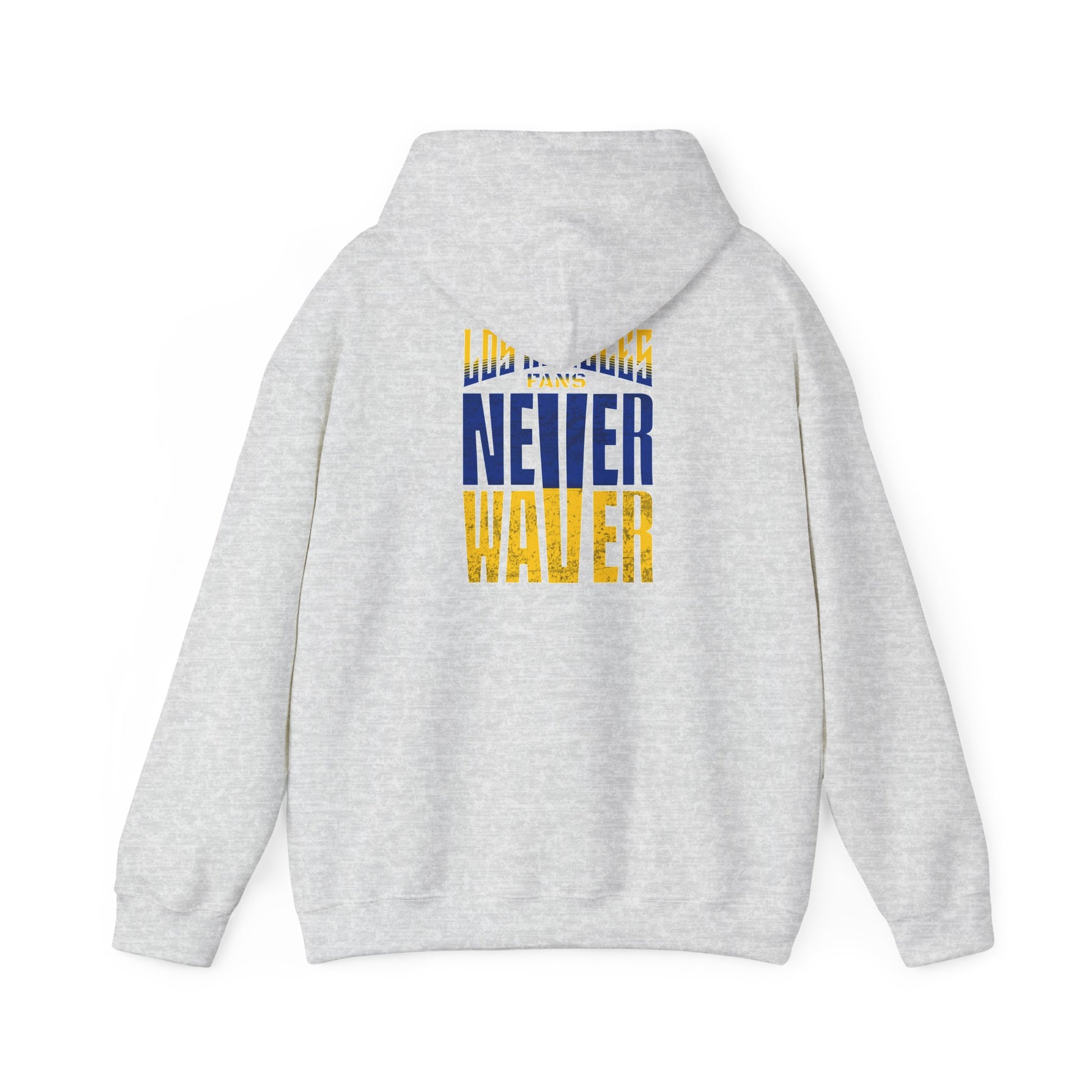 Inspired Unisex Heavy Blend™ Hooded Sweatshirt -Los Angeles Fans NEVER WAVER Graphic - Never Waver