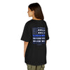 Never Waver Back The Blue  Kids Heavy Cotton™ Tee - Never Waver