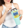 Los Angeles Fans Never Waver W-Leopard Football Insulated Travel Mug, 40oz - Never Waver