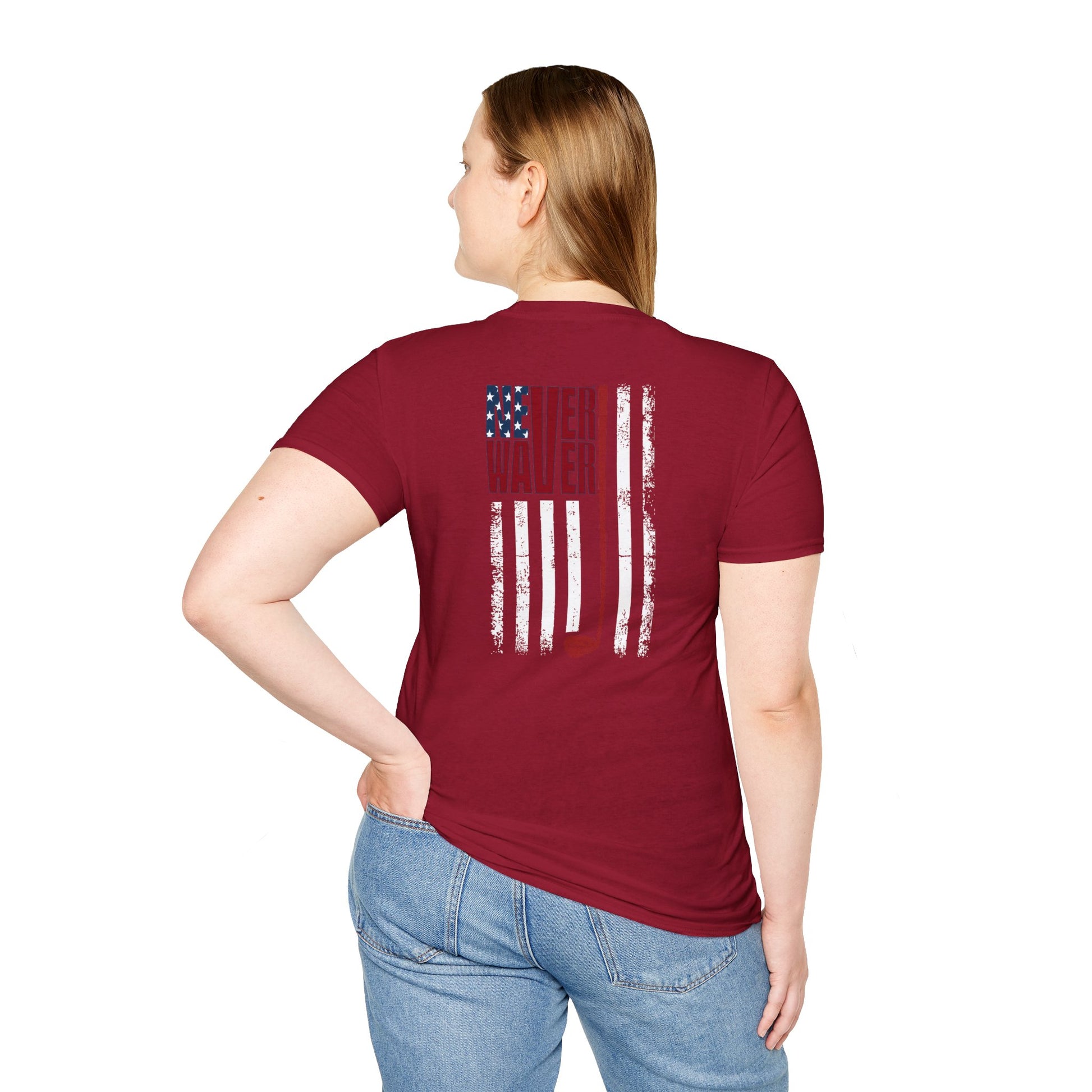 Never Waver Golf Unisex Soft style T-Shirt - Never Waver