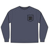 Unisex Long Sleeve Pocket T-Shirt - Never Waver Best Buckin' Dad Ever Design - Never Waver