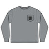 Unisex Long Sleeve Pocket T-Shirt - Never Waver Best Buckin' Dad Ever Design - Never Waver
