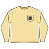 Unisex Long Sleeve Pocket T-Shirt - Never Waver Best Buckin' Dad Ever Design - Never Waver
