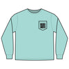 Unisex Long Sleeve Pocket T-Shirt - Never Waver Best Buckin' Dad Ever Design - Never Waver