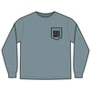 Unisex Long Sleeve Pocket T-Shirt - Never Waver Best Buckin' Dad Ever Design - Never Waver