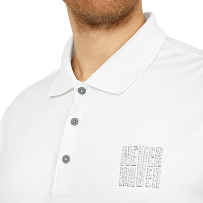 Unisex Never Waver Performance Polo Shirt - Activewear, Gym, Sports, Casual, Gift for Him/Her, Comfortable Fit - Never Waver
