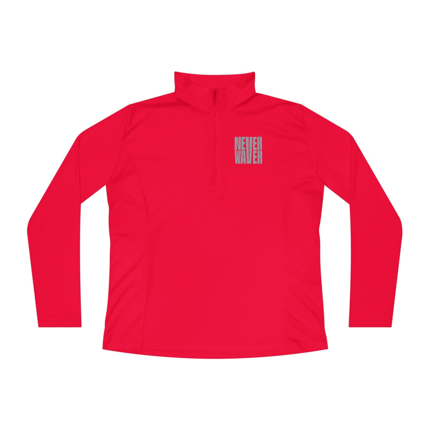 Ladies Quarter-Zip Pullover - Never Waver Activewear - Never Waver