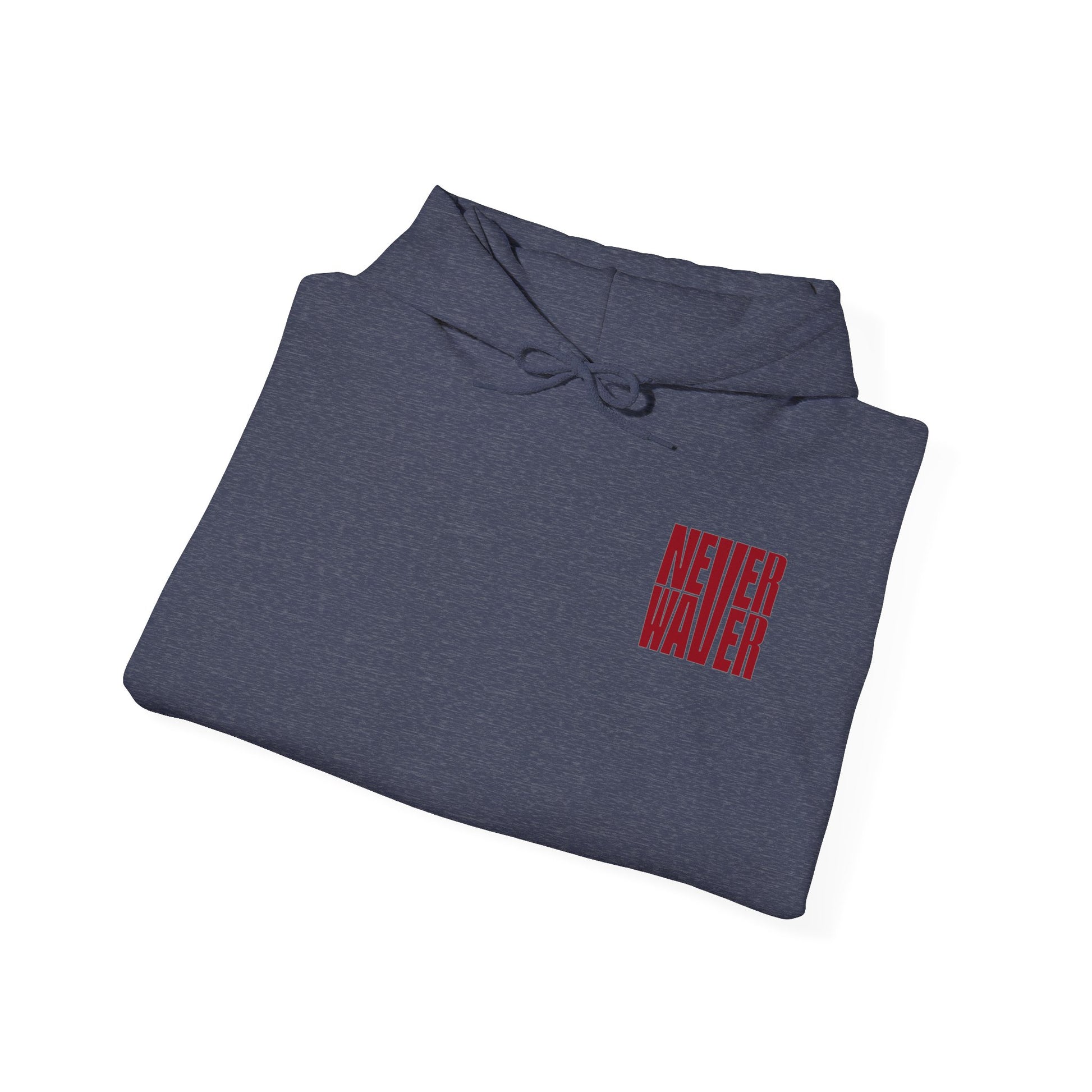 Unisex Heavy Blend™ Hoodie - 'Never Waver Just A Mom Trying Not to Raise A&&holes' - Never Waver