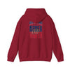Unisex Heavy Blend™ Hooded Sweatshirt - New England Fans Never Waver w Leopard football - Never Waver