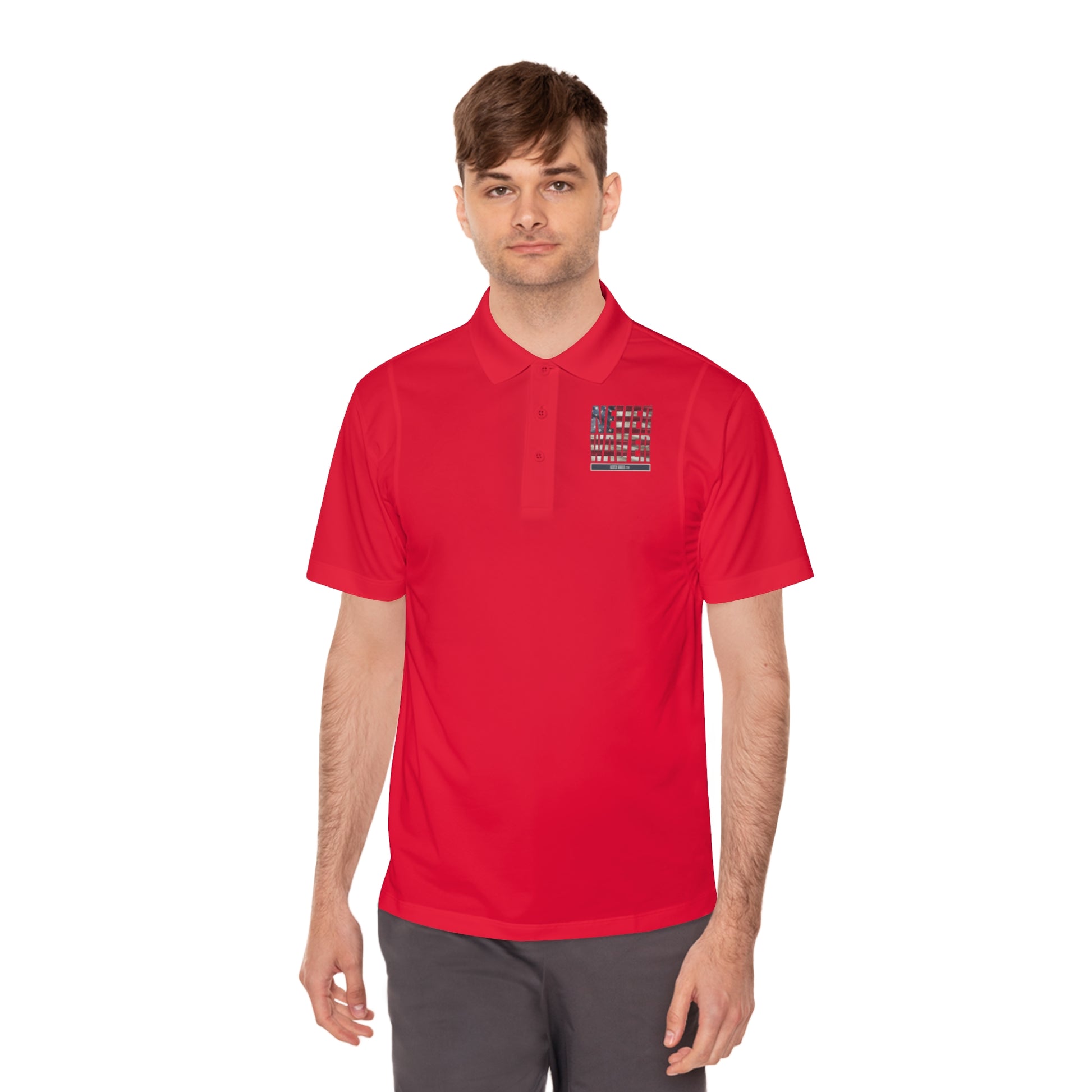 Never Waver Men's Sport Polo Shirt - Never Waver