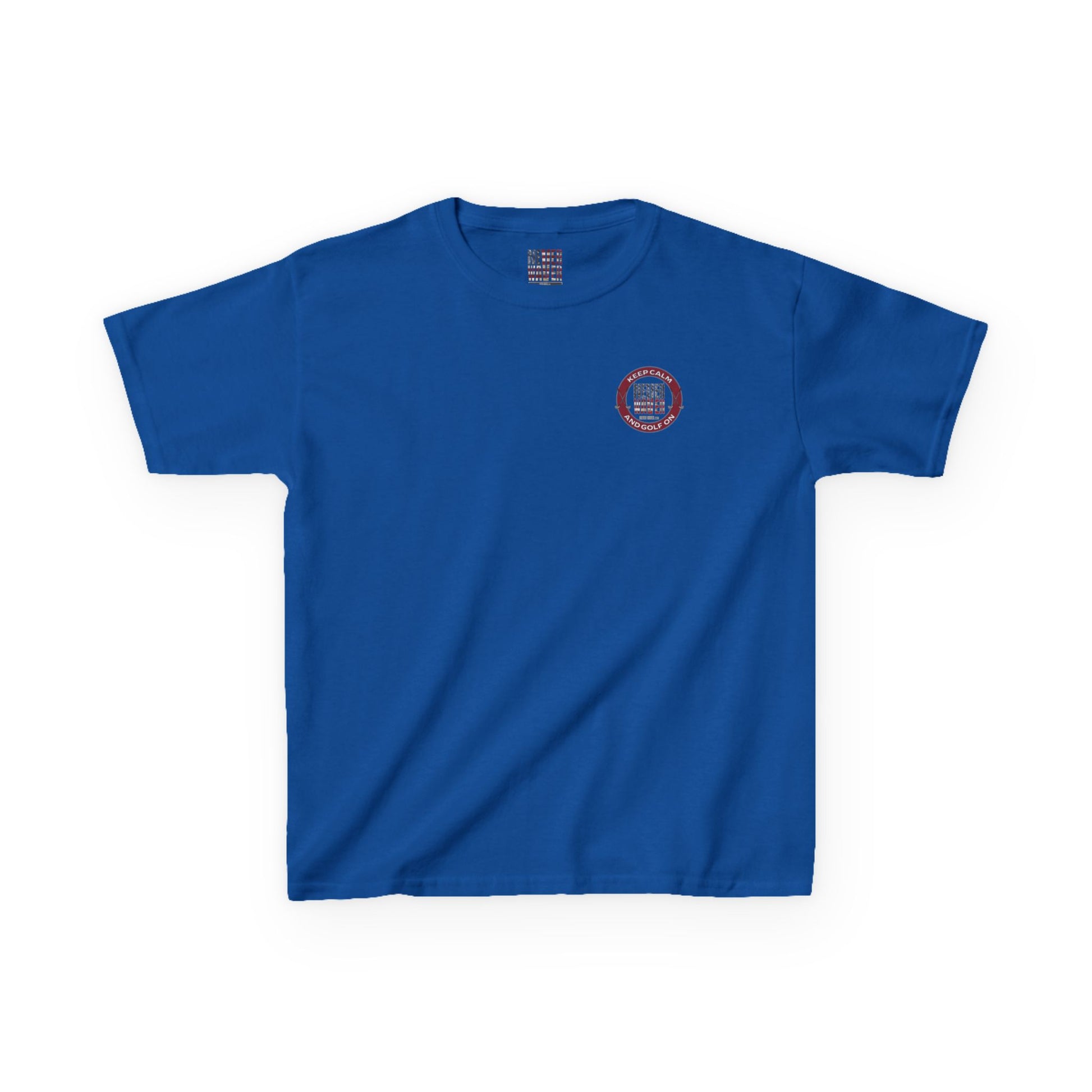 Kids Golf Tee - Keep Calm Never Waver and Golf On - Never Waver