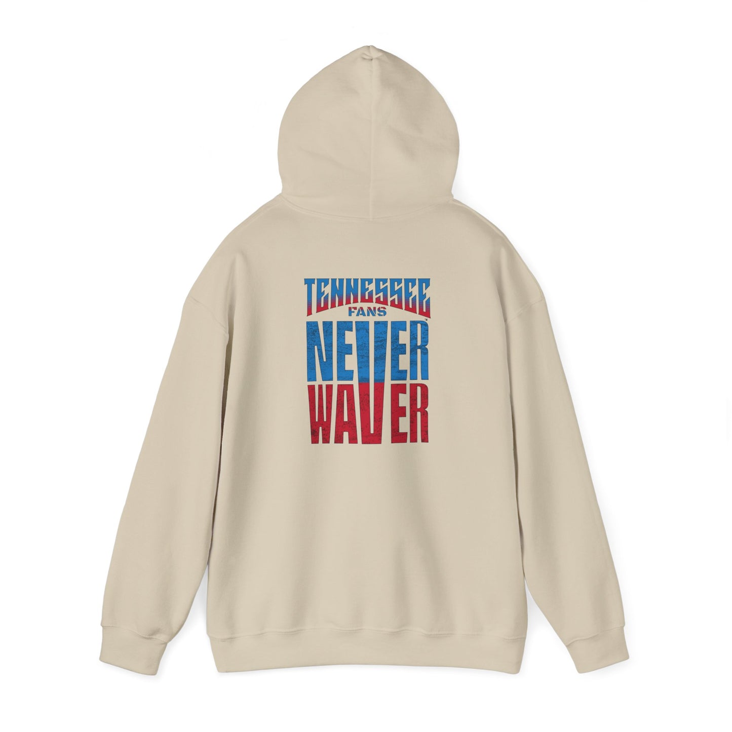 Tennessee Fans Never Waver Unisex Heavy Blend™ Hooded Sweatshirt – Casual Comfort for All Occasions - Never Waver