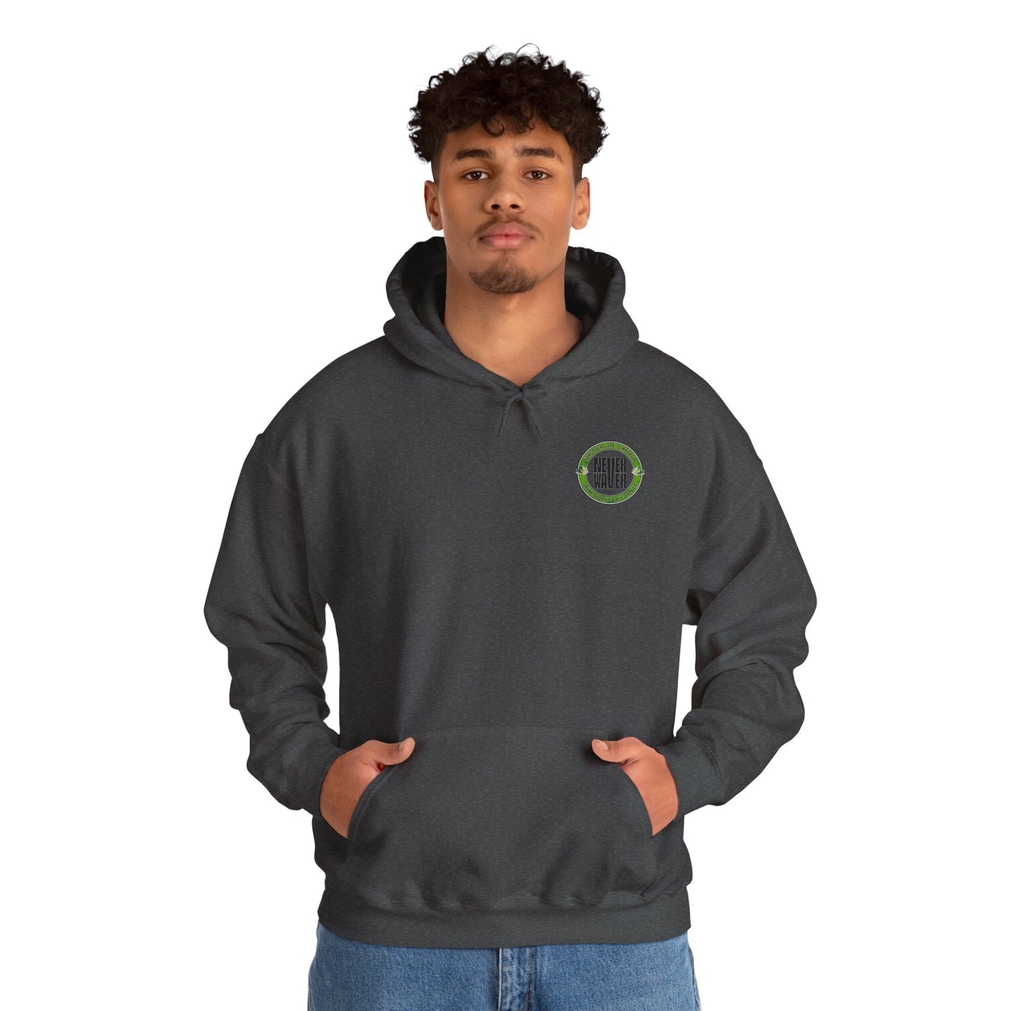 Unisex Heavy Blend™ Hooded Sweatshirt - 'Never Waver Hangovers Are Temporary Drunk Stories Are Forever - Never Waver
