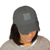 Distressed Dad Hat with 'Never Waver' Embroidery - Casual Style for Everyday Adventures