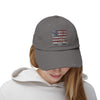 Distressed Cap - "Never Waver" Statement Hat for Everyday Style Patriotic