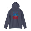 Unisex Heavy Blend™ Hooded Sweatshirt - 'Tennessee Fans Never Waver W Leopard Football' Casual Comfort for Team Fans - Never Waver