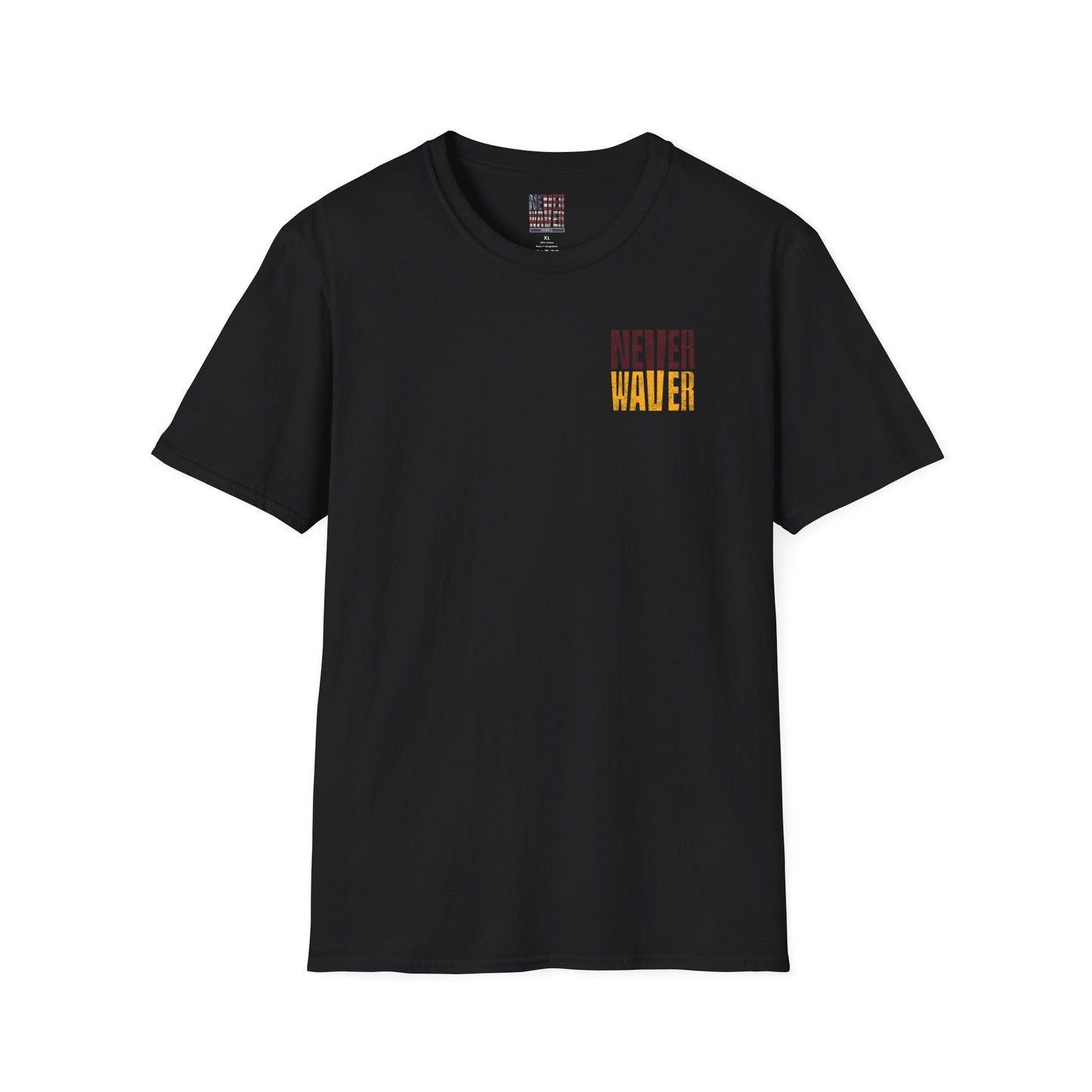 Washington Fans Never Waver Unisex Softstyle T-Shirt - Never Waver
