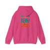Unisex Heavy Blend™ Hooded Sweatshirt -Miami Fans  NEVER WAVER w Leopard Football | Cozy Streetwear for Every Day - Never Waver