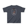 Patriotic Kids Heavy Cotton Tee - 'America Never Waver' USA Graphic Tee - Never Waver