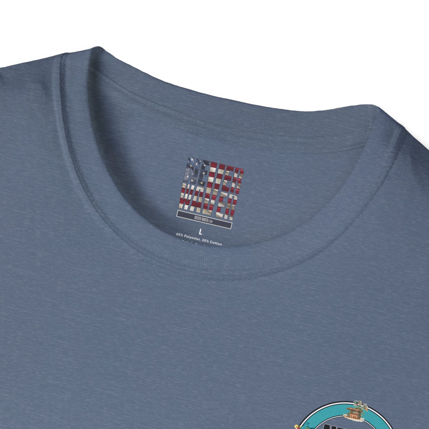 Never Waver Tiki Drinks Made Me Do It? Unisex Soft style T-Shirt - Never Waver