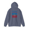 Unisex Heavy Blend™ Hooded Sweatshirt - 'Tennessee Fans Never Waver W Leopard Football' Casual Comfort for Team Fans - Never Waver