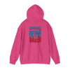 Unisex Heavy Blend™ Hooded Sweatshirt - 'Tennessee Fans Never Waver W Leopard Football' Casual Comfort for Team Fans - Never Waver