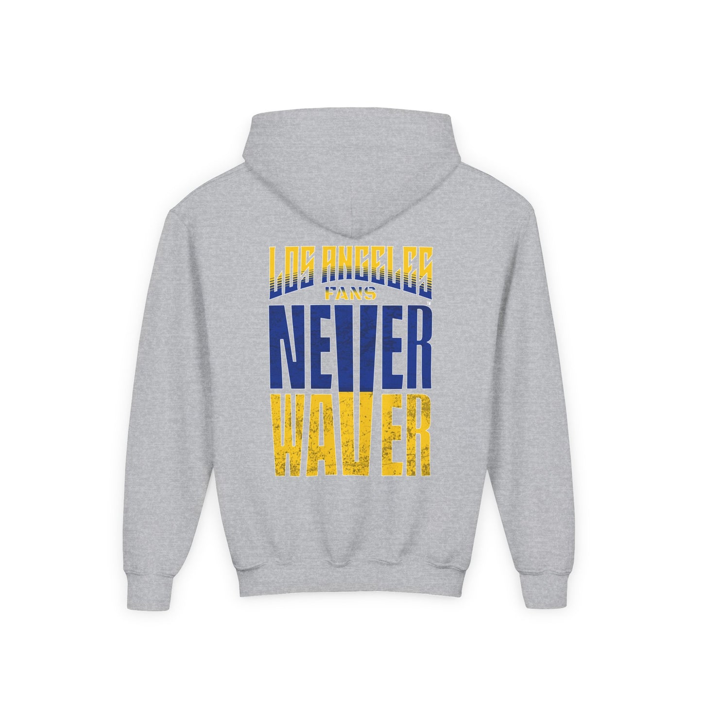 Los Angeles  Fans Never Waver Youth Heavy Blend Hooded Sweatshirt