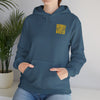 Los Angeles Fans Never Waver w Leopard Football Unisex Heavy Blend™ Hooded Sweatshirt - Cozy, Motivational Apparel for Everyday Wear