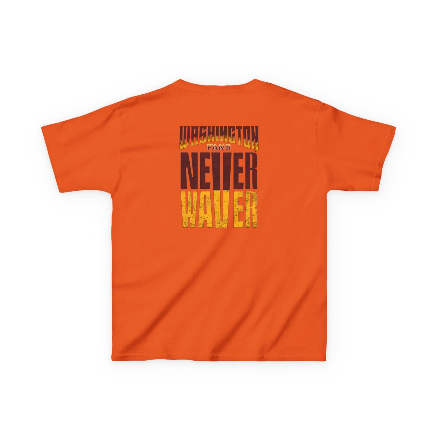 Washington Fans Never Waver Kids Heavy Cotton™ Tee - Never Waver