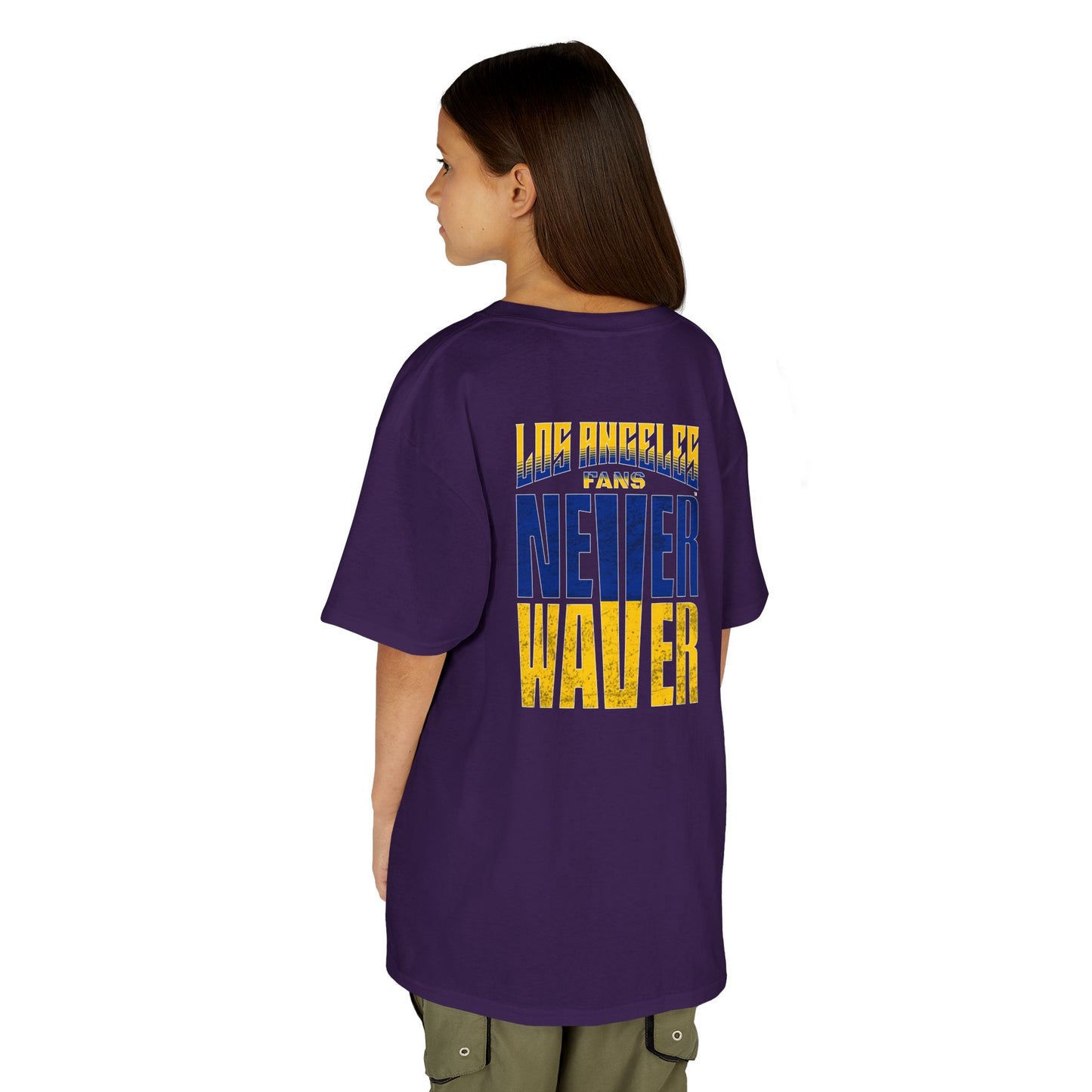 Los Angeles  Fans Never Waver Kids Heavy Cotton™ Tee - Never Waver