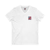 Unisex V-Neck Tee - Never Waver Be Red White and A little Bougie T-Shirt - Never Waver