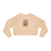Never Waver Just A Mom Trying Not to Raise A&&holes Women's Cropped Fleece Pullover - Never Waver