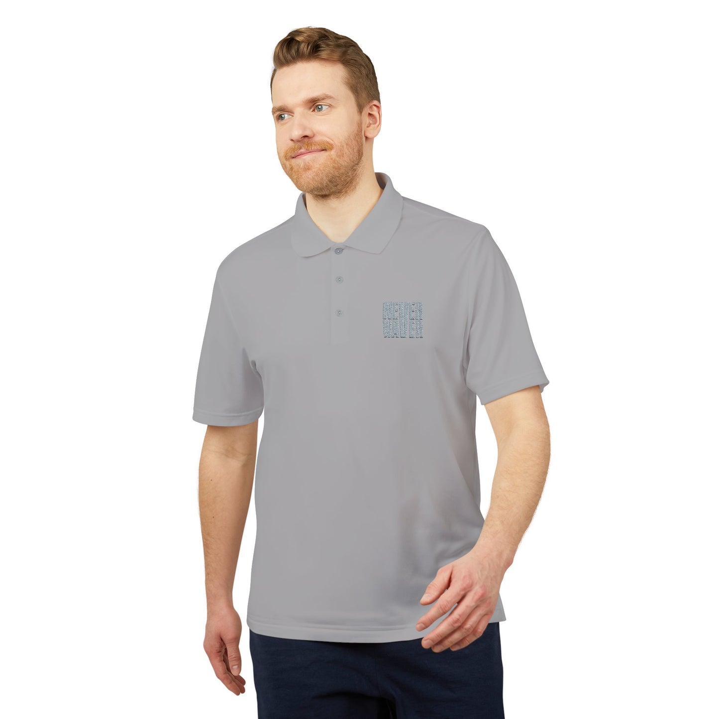 adidas Unisex Performance Polo - 'Never Waver' Athletic Shirt