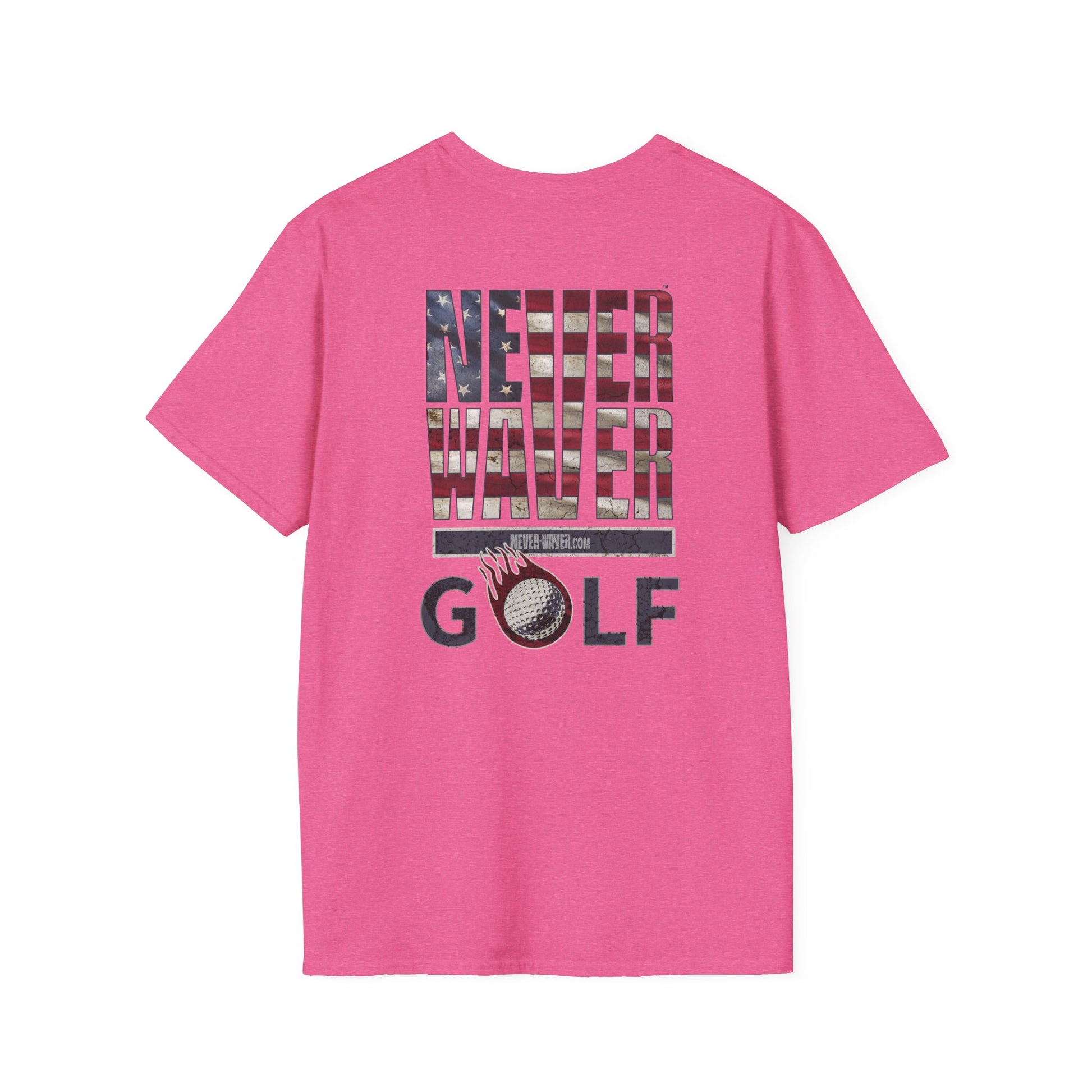 Never Waver Golf Unisex Soft style T-Shirt - Never Waver