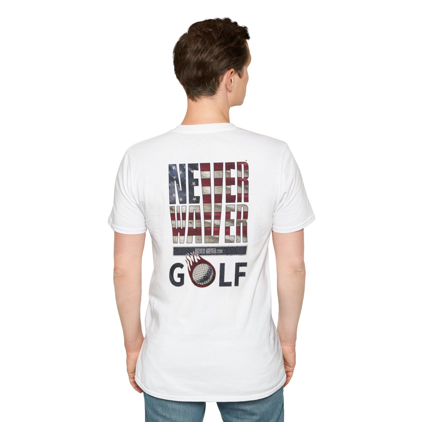 Never Waver Golf Unisex Soft style T-Shirt - Never Waver