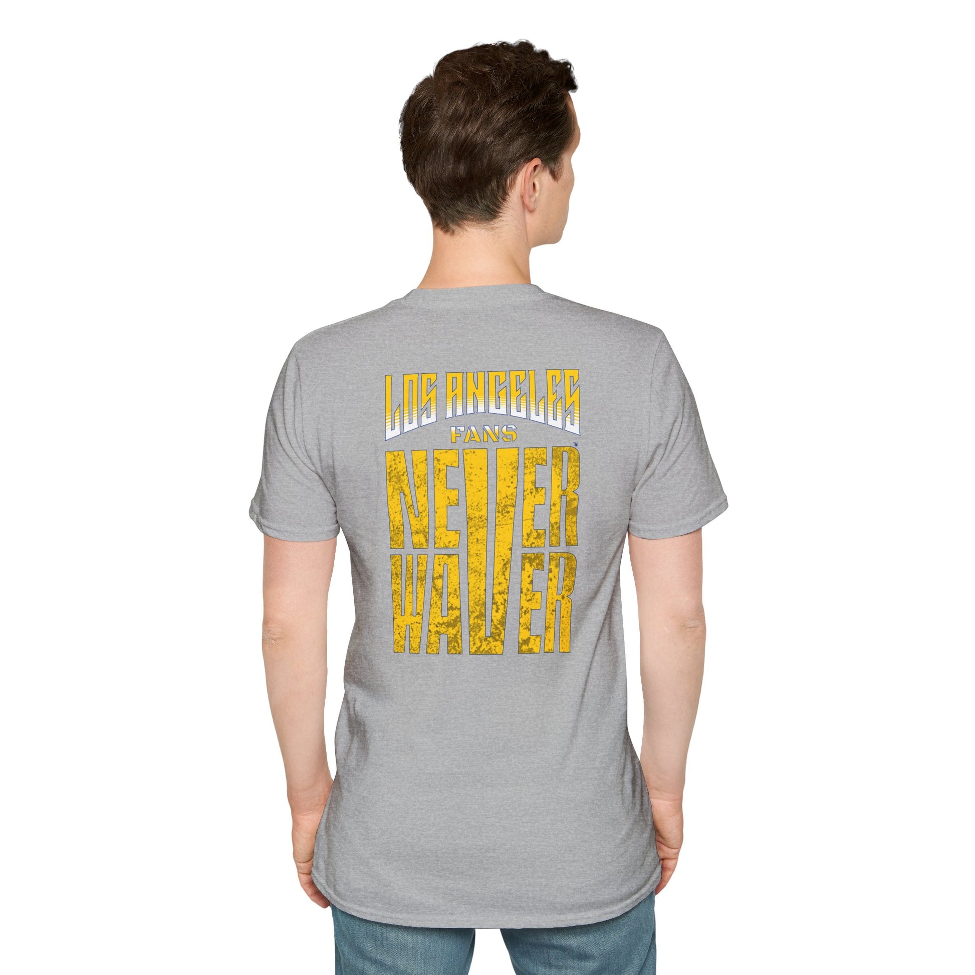 Los Angeles Fans Never Waver Unisex Softstyle T-Shirt - Never Waver