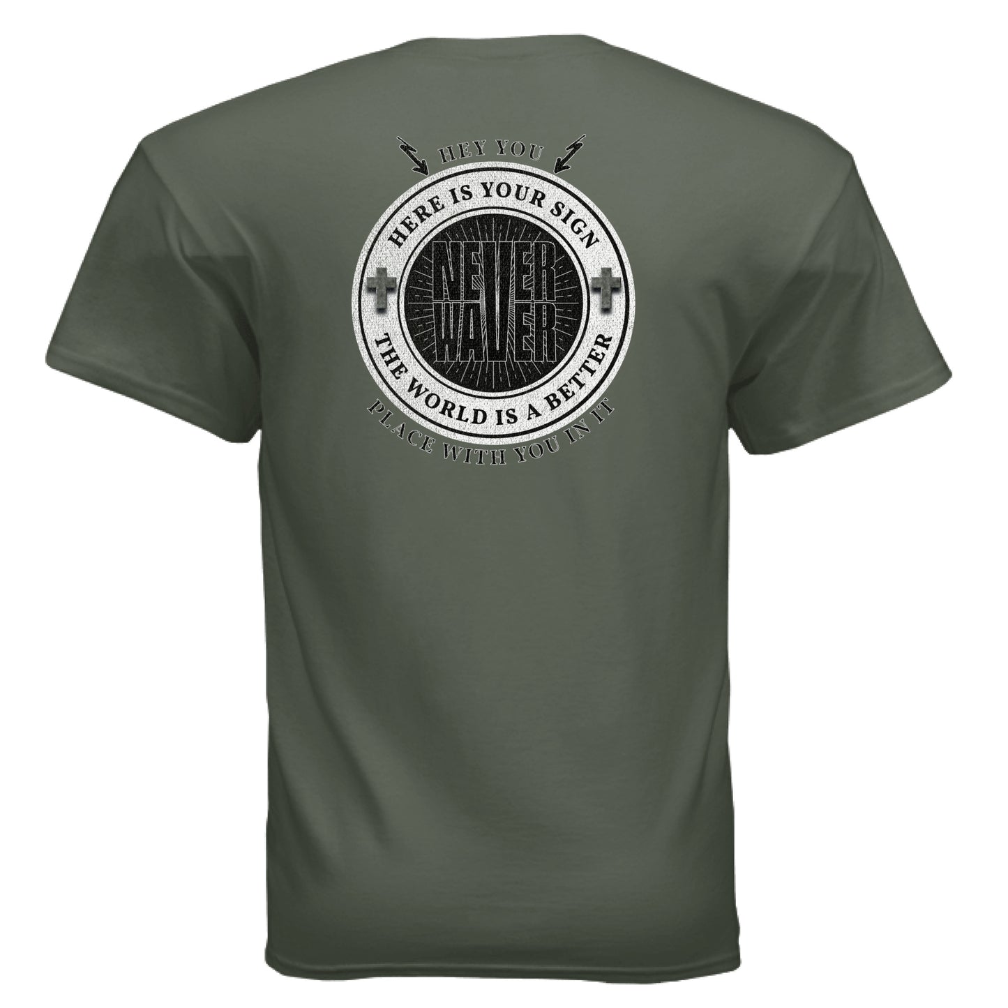 MILITARY GREEN - BACK
