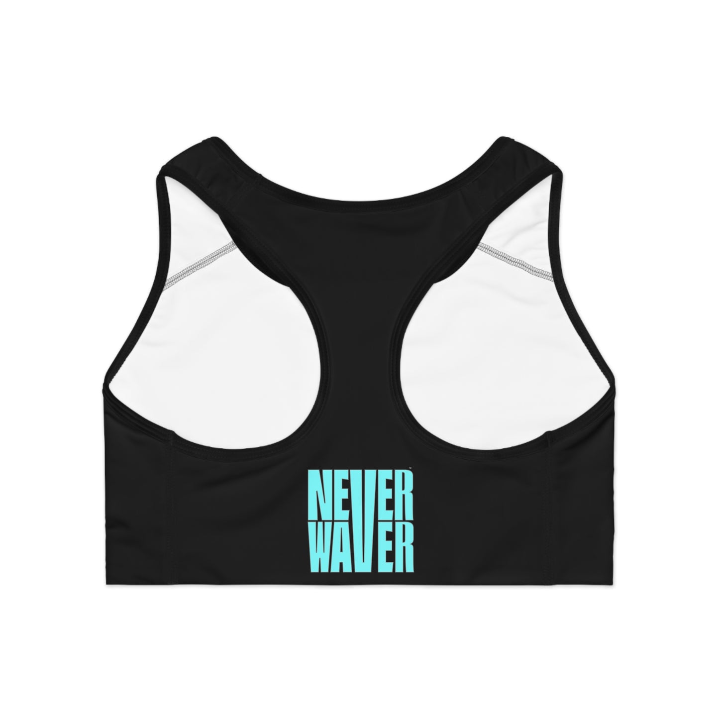Never Waver Don't Wish For It Work For It Sports Bra (AOP) - Never Waver