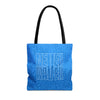 Never Waver Mamma Blue Leopard Tote Bag (AOP) - Never Waver