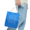 Never Waver Mamma Blue Leopard Tote Bag (AOP) - Never Waver