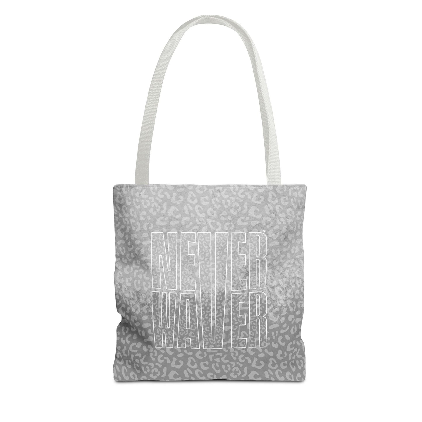 Never Waver Mamma Gray Leopard Tote Bag (AOP) - Never Waver