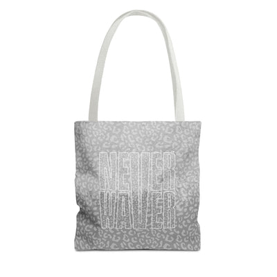 Never Waver Mamma Gray Leopard Tote Bag (AOP) - Never Waver